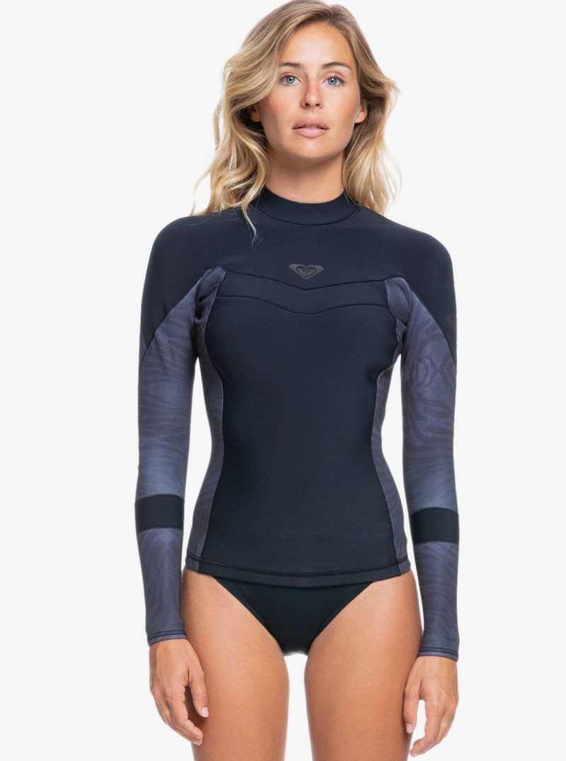 Roxy 1mm Syncro L/SL Jacket Jet/Black | OCHMY-1254