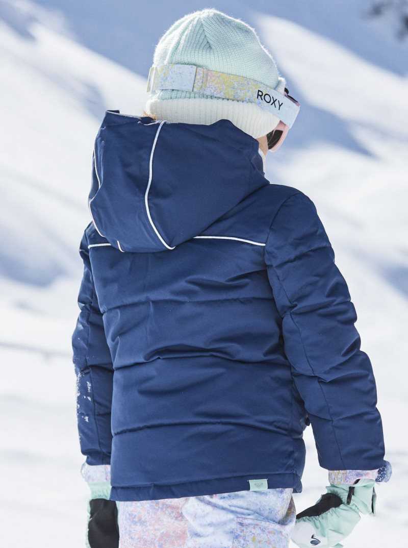 Roxy 2-7 Heidi Insulated Snow Jacket Medieval Blue | IGALK-0352