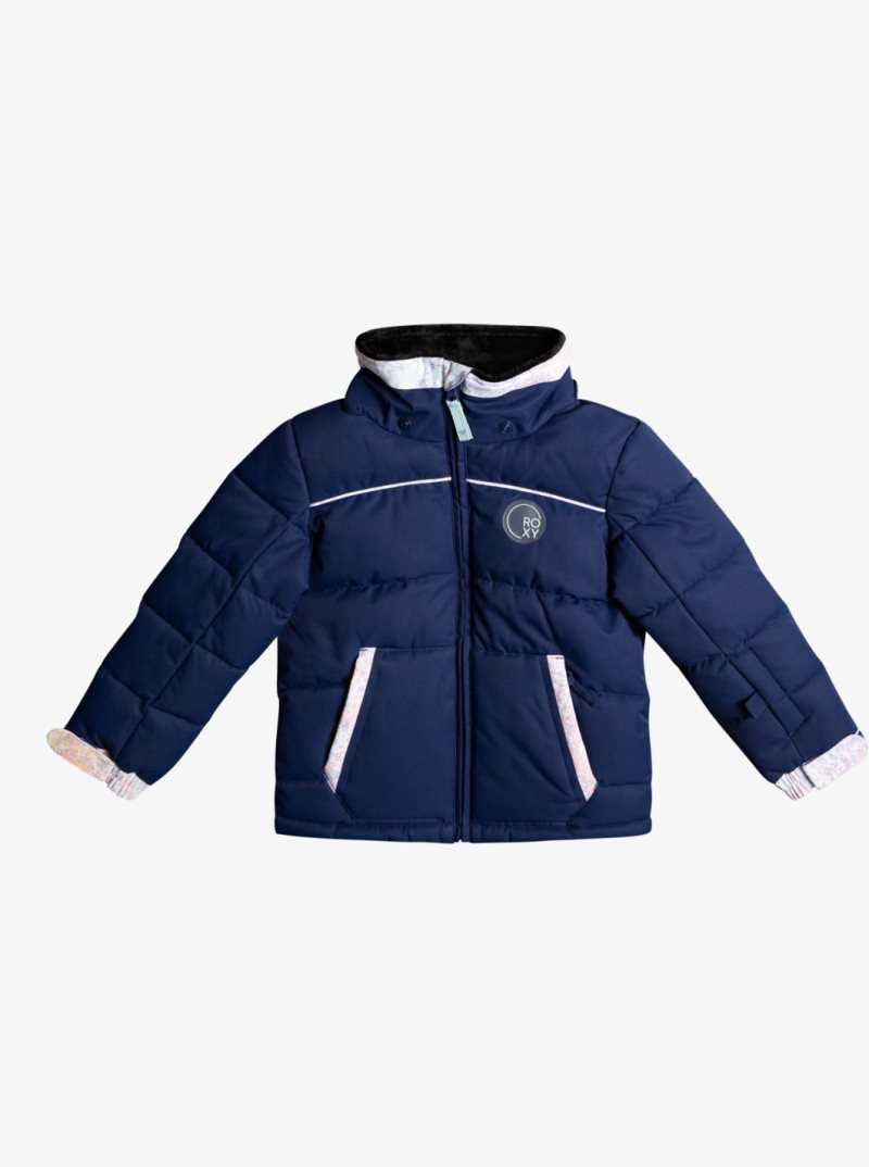 Roxy 2-7 Heidi Insulated Snow Jacket Medieval Blue | IGALK-0352