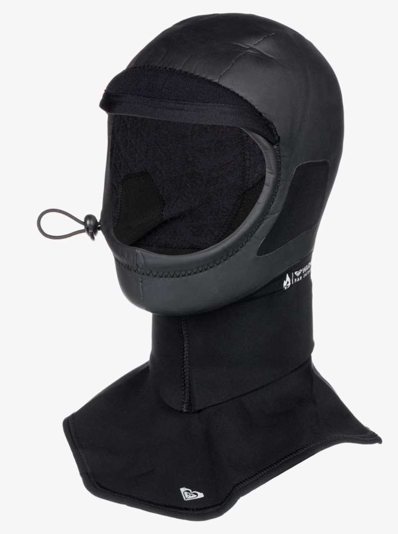 Roxy 2mm Elite Wetsuit Hood Black | TQZRX-9164