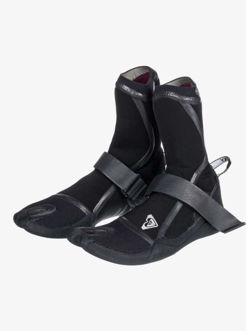 Roxy 3mm Elite Split Toe Wetsuit Boots Black | HISCP-6729