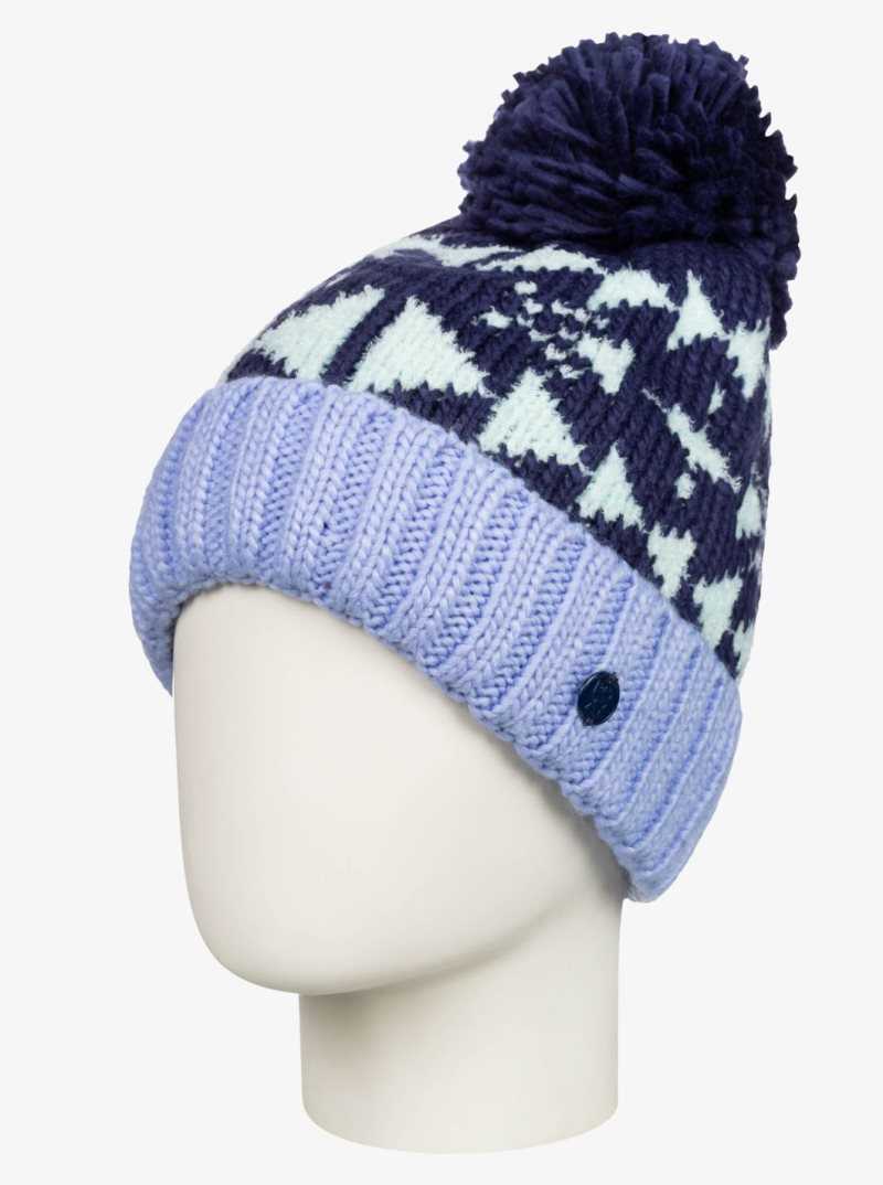 Roxy 4-16 Amara Beanie Medieval Blue | AGZMJ-3697