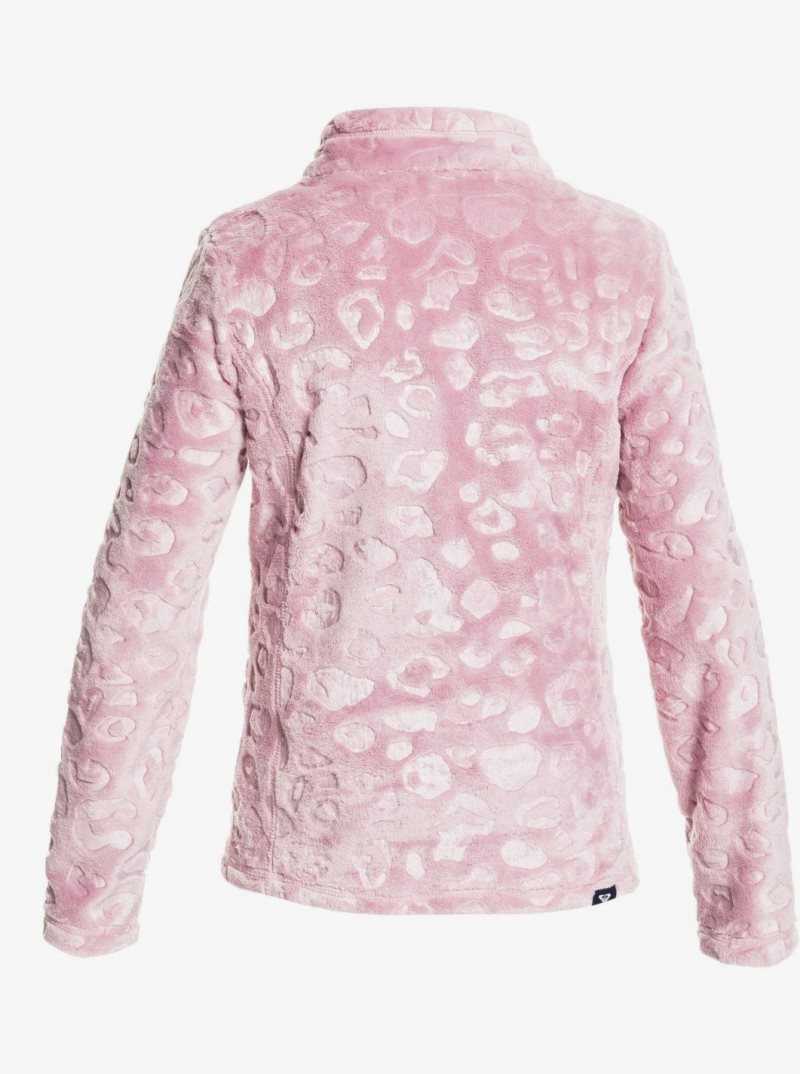 Roxy 4-16 Igloo Fleece Top Dawn Pink | GFCYI-1054