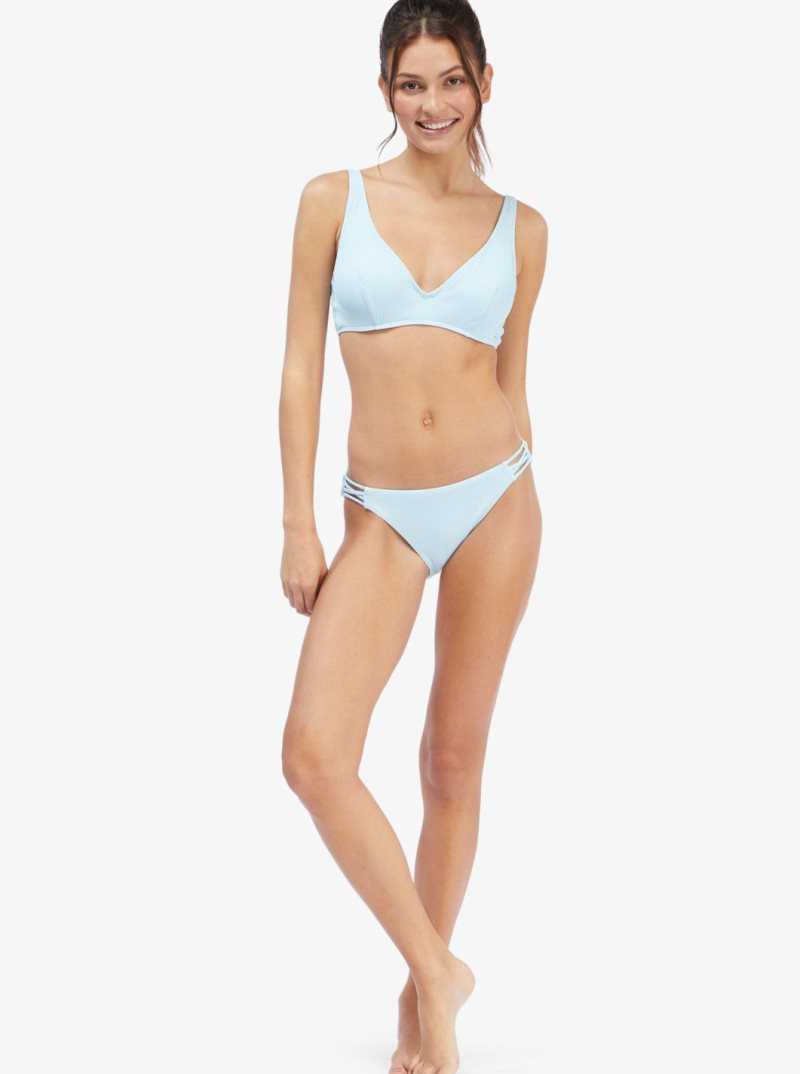 Roxy Active Full Bikini Bottoms Cool Blue | LUQCD-4072