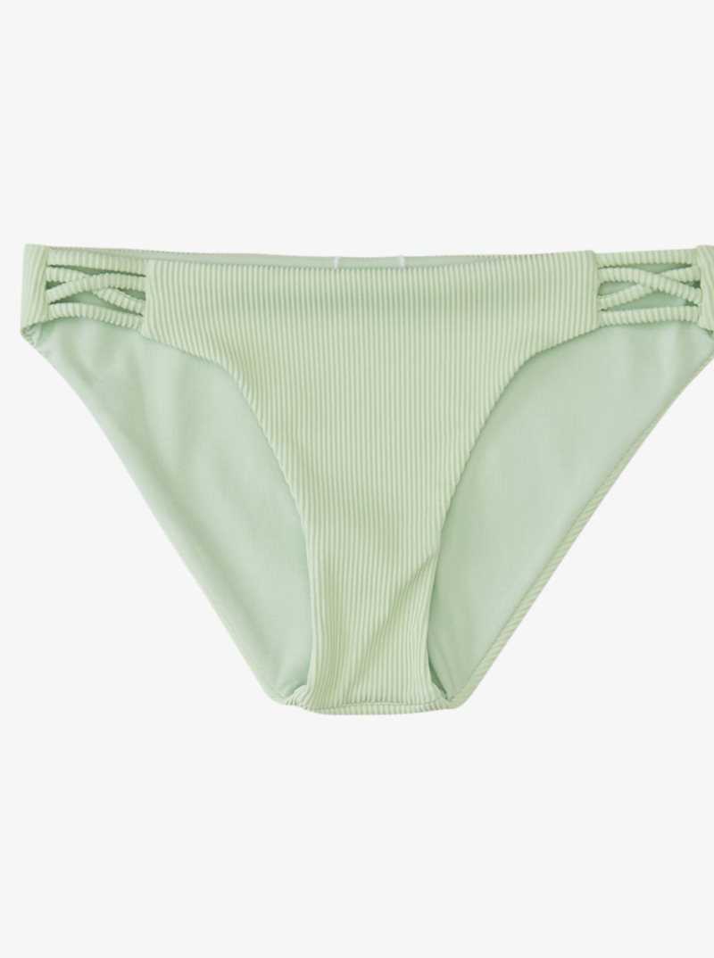 Roxy Active Full Bikini Bottoms Pastel Green | LWSUA-6915