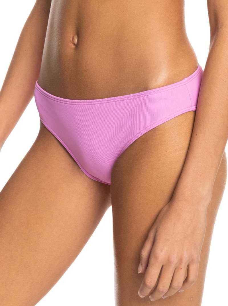 Roxy Active Rib Hipster Bot Bikini Bottoms Cyclamen | UDVFP-6823