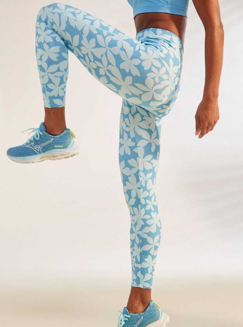 Roxy Active See The Good Technical Compression Leggings Bachelor Button San Antony | RLQHN-1087