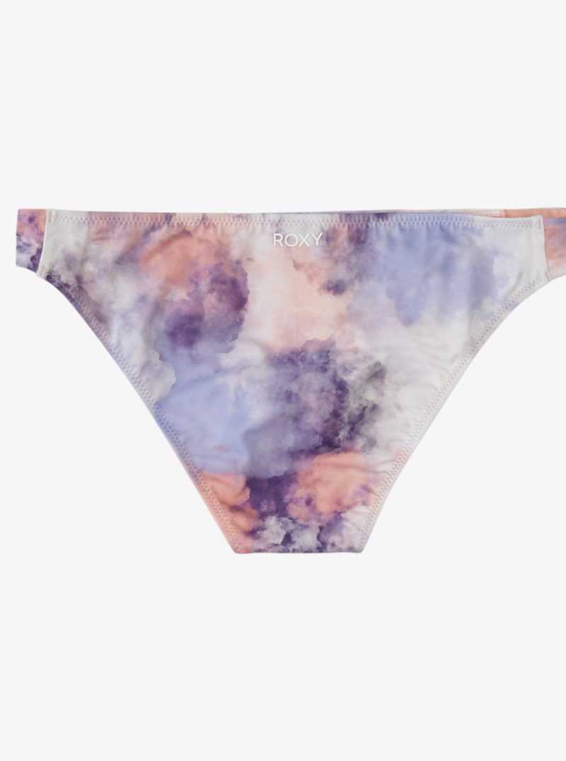 Roxy Active Sporty Bikini Bottoms Mellow Rose Cloud Colors | VDMGT-0698