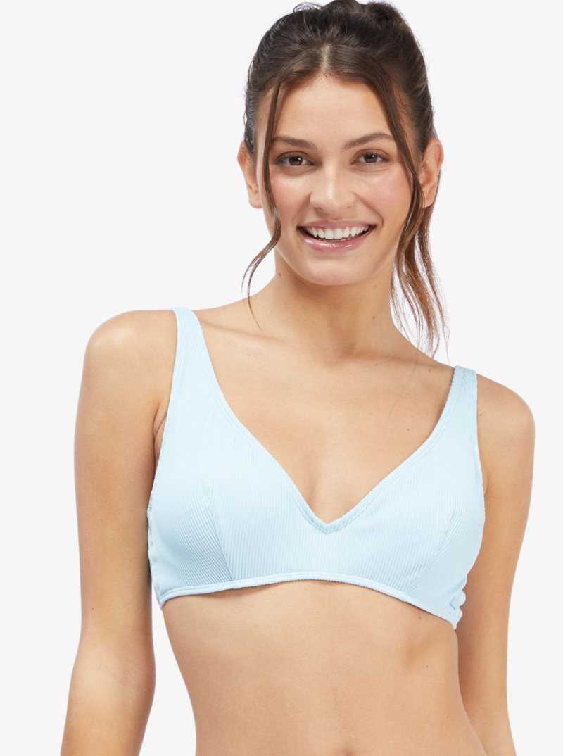 Roxy Active Underwired Bikini Top Cool Blue | XUJAO-9028