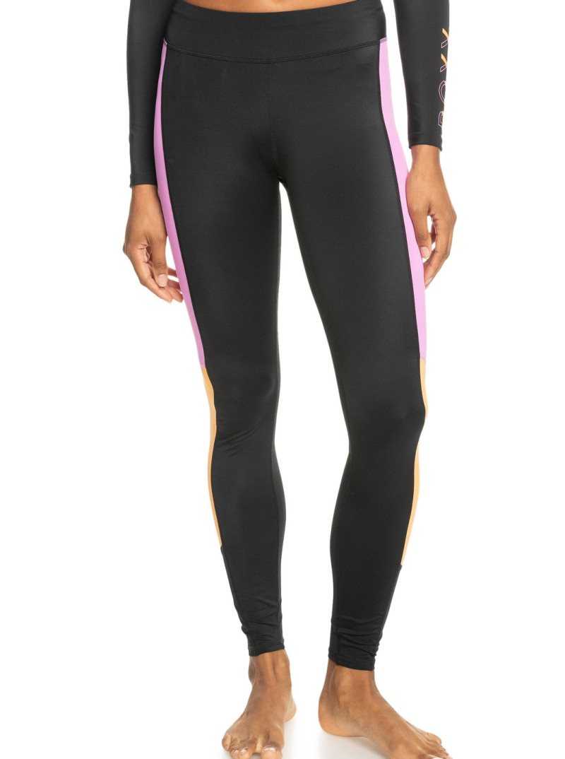 Roxy Another Clock UPF 50 Technical Leggings Anthracite | YNOMC-9561