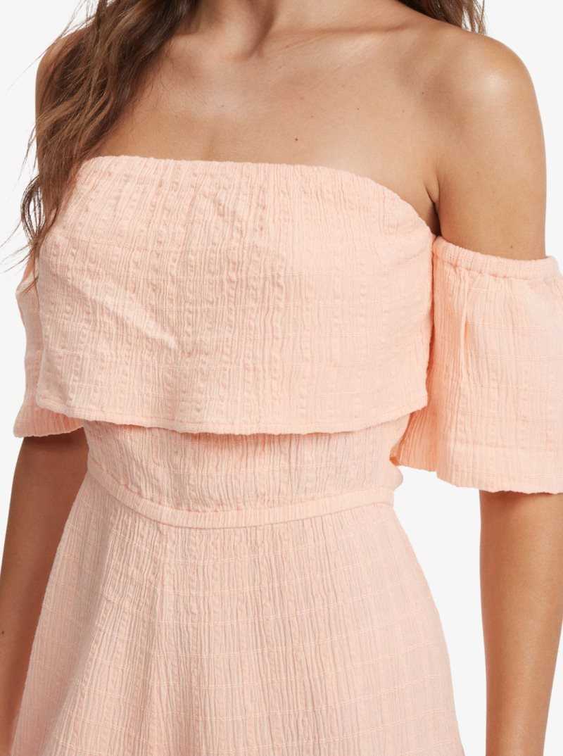 Roxy Another Day Romper Peach Bud | YKGIQ-7130