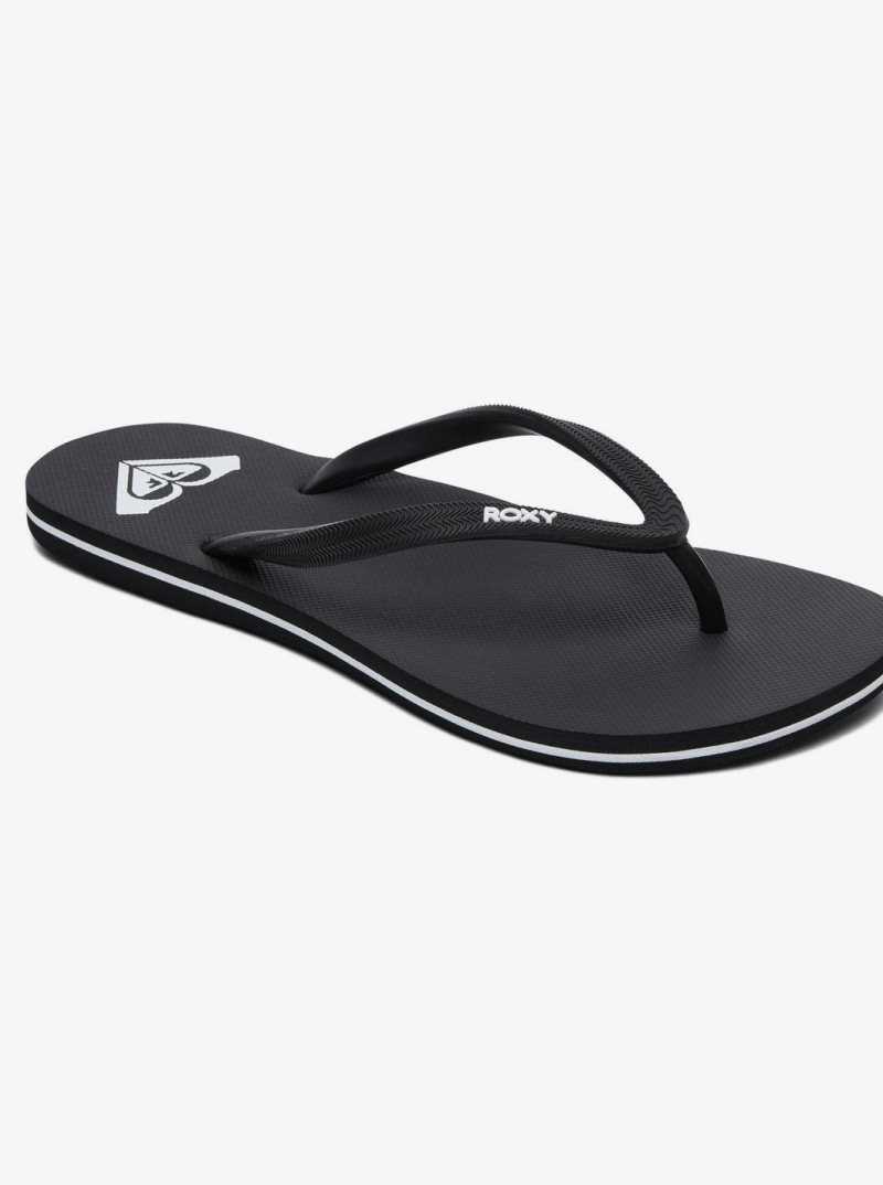 Roxy Azul Basic Sandal Black 3 | UZVIE-9581