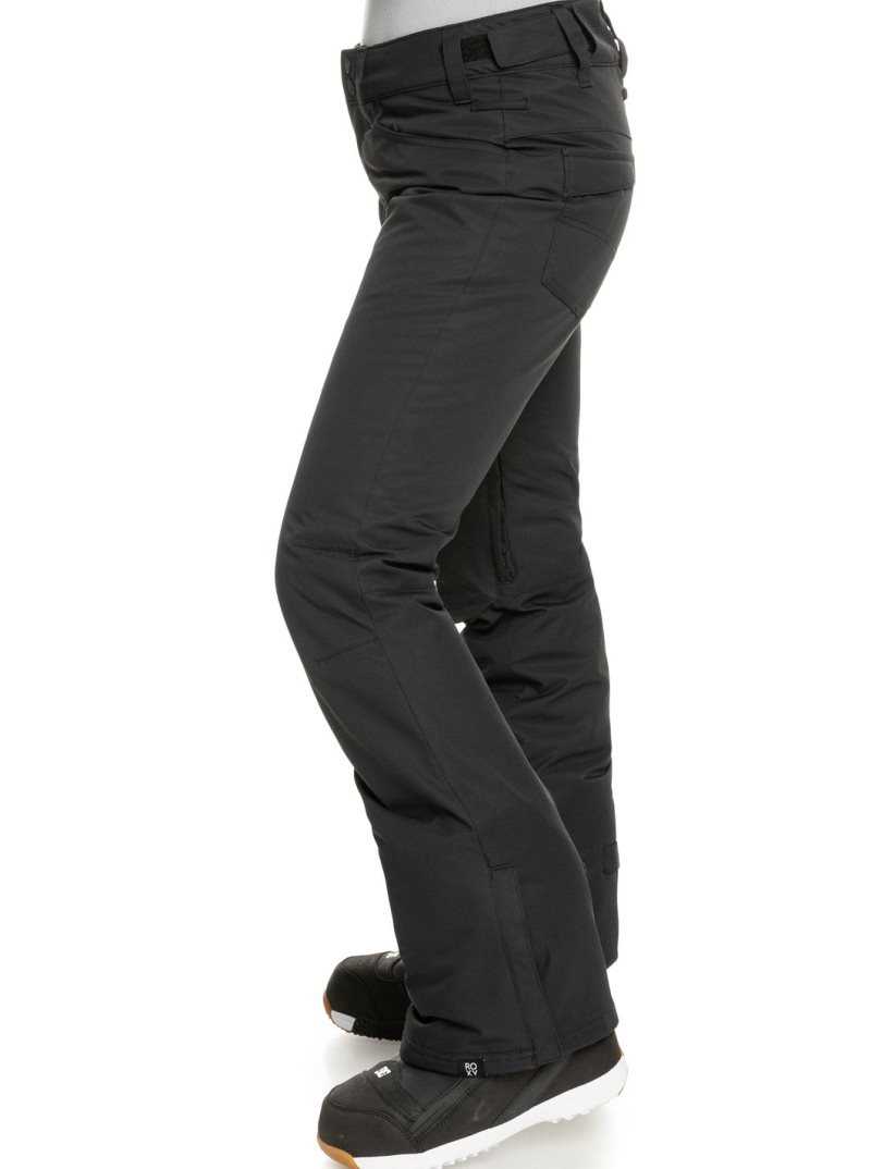 Roxy Backyard Insulated Snow Pants True Black | ILPFU-1278