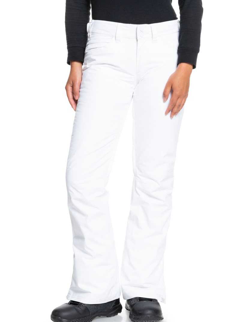 Roxy Backyard Snow Pant Bright White | UCBHZ-3641