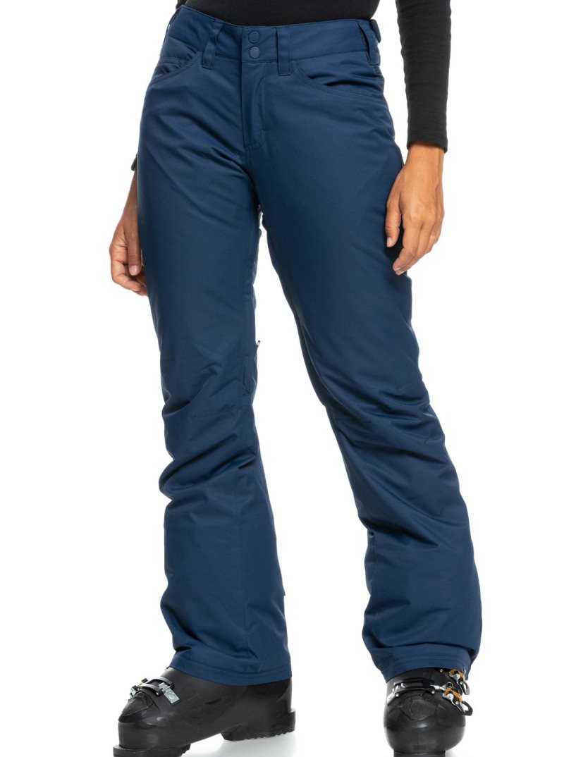 Roxy Backyard Snow Pant Medieval Blue | DLGSI-0354