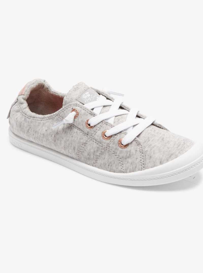 Roxy Bayshore Shoes Dark Grey | SNAKI-4679