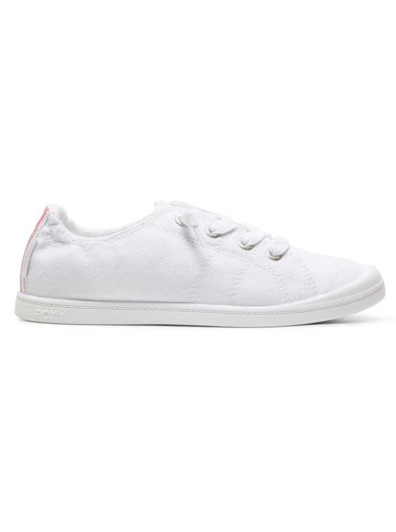 Roxy Bayshore Shoes White/Armor | HMCOQ-3678