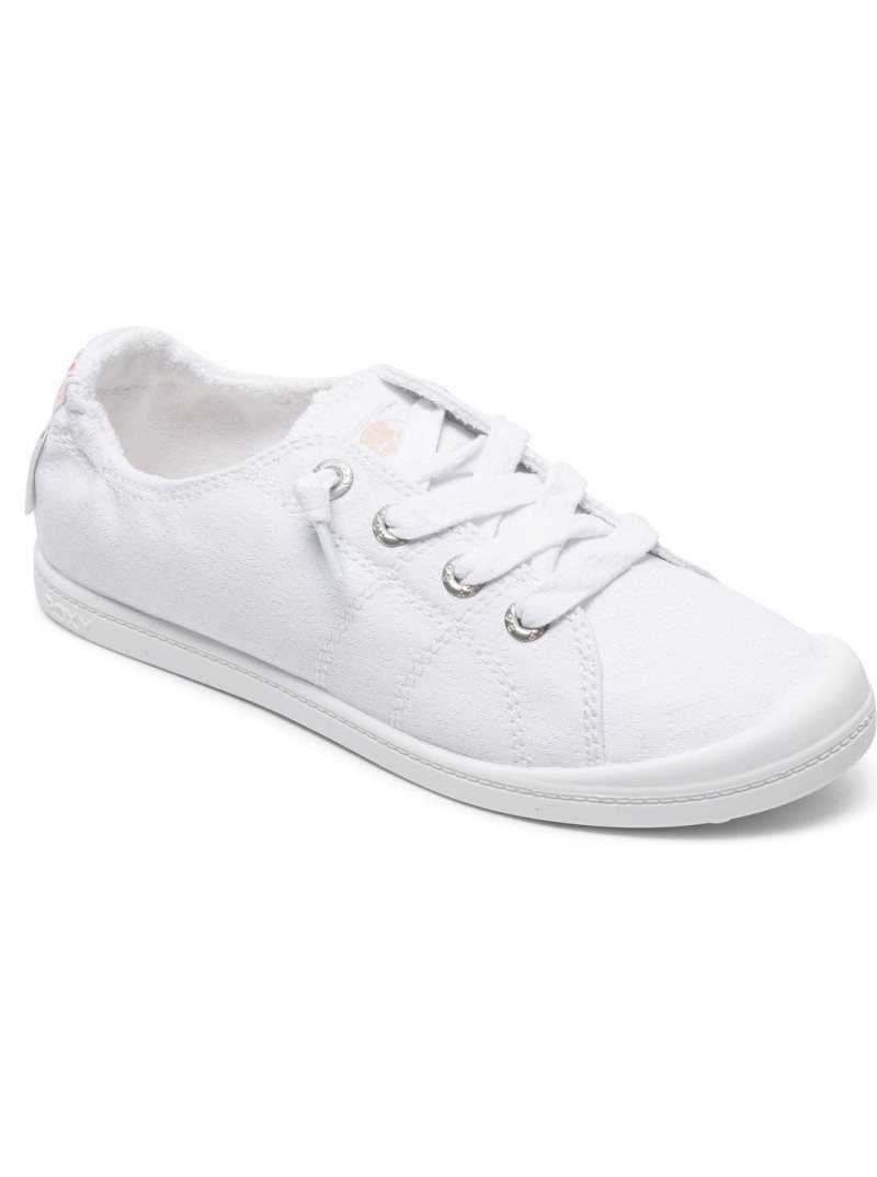 Roxy Bayshore Shoes White/Armor | HMCOQ-3678