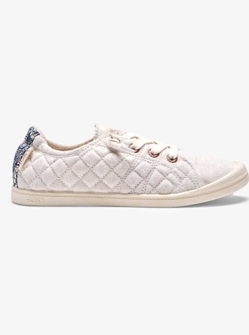 Roxy Bayshore Shoes White/White/C Blue | RONTZ-2763