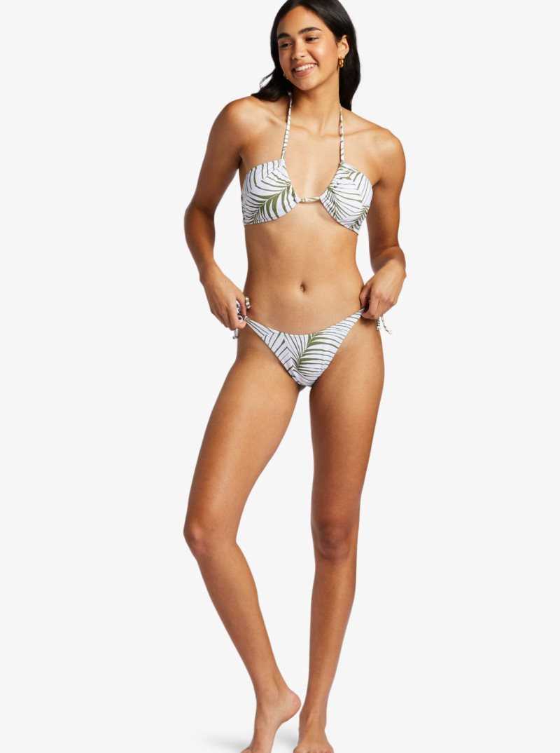 Roxy Beach Classics Fashion Triangle Bikini Top Palm Tree Dreams | CVOLI-6097