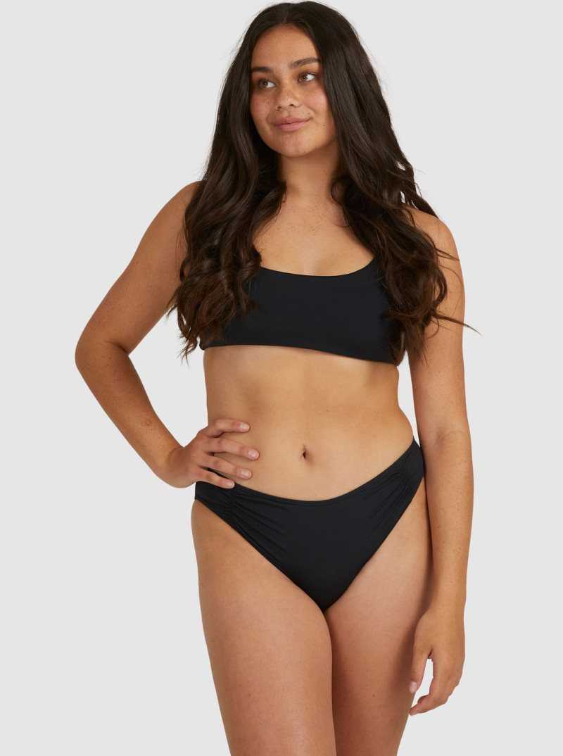 Roxy Beach Classics Full Bikini Bottoms True Black | IGJFT-5701