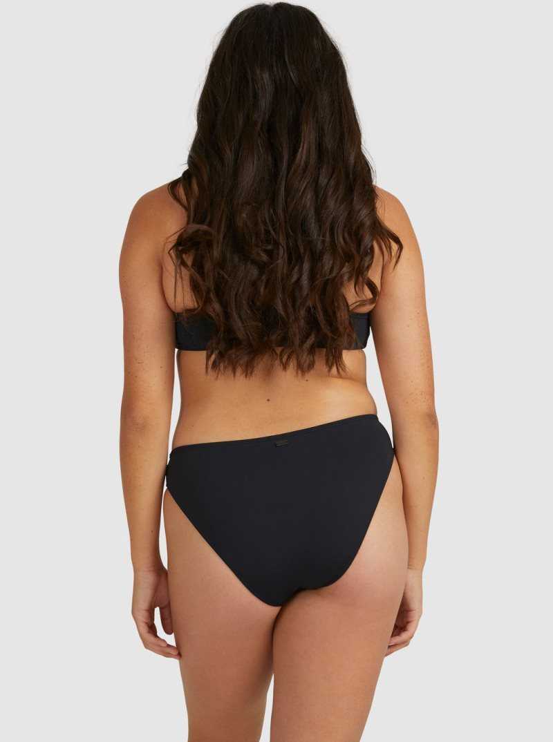 Roxy Beach Classics Full Bikini Bottoms True Black | IGJFT-5701