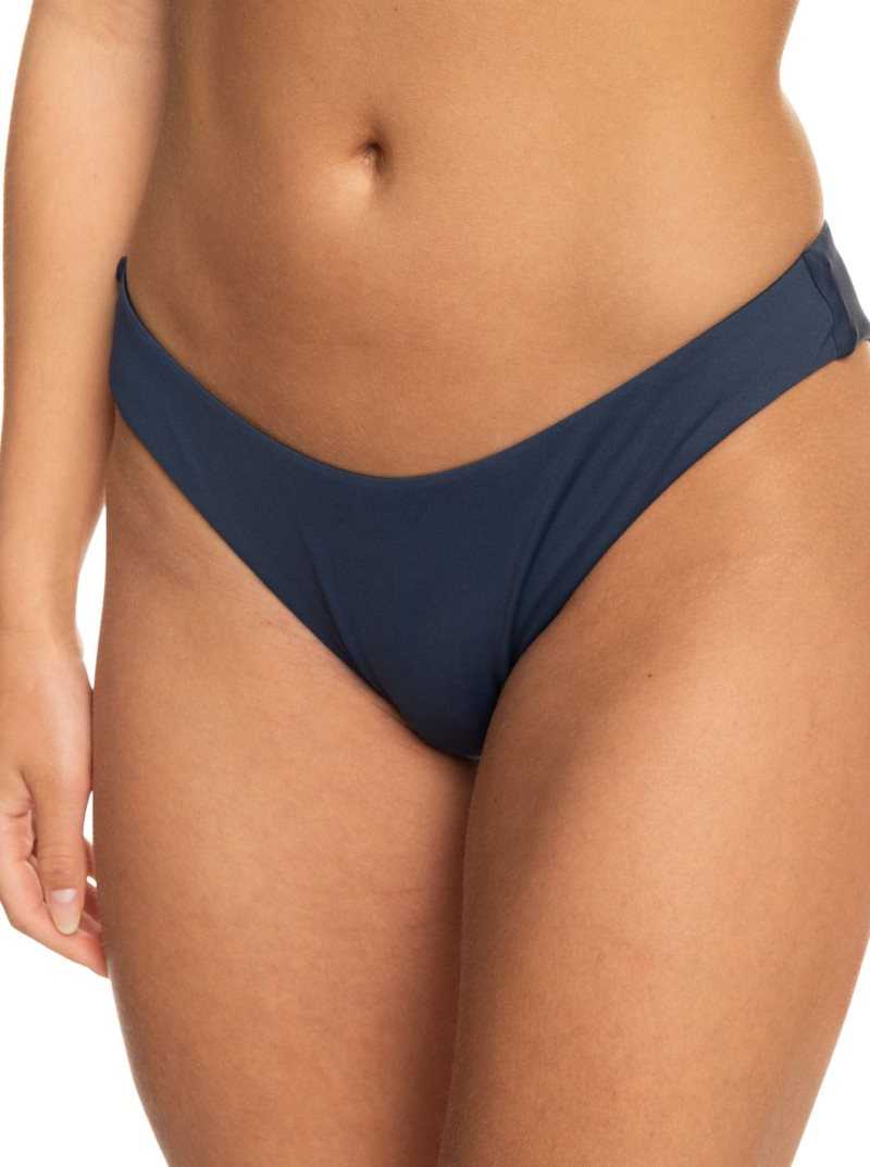 Roxy Beach Classics High Leg Bikini Bottoms Mood Indigo | BNHIW-9472