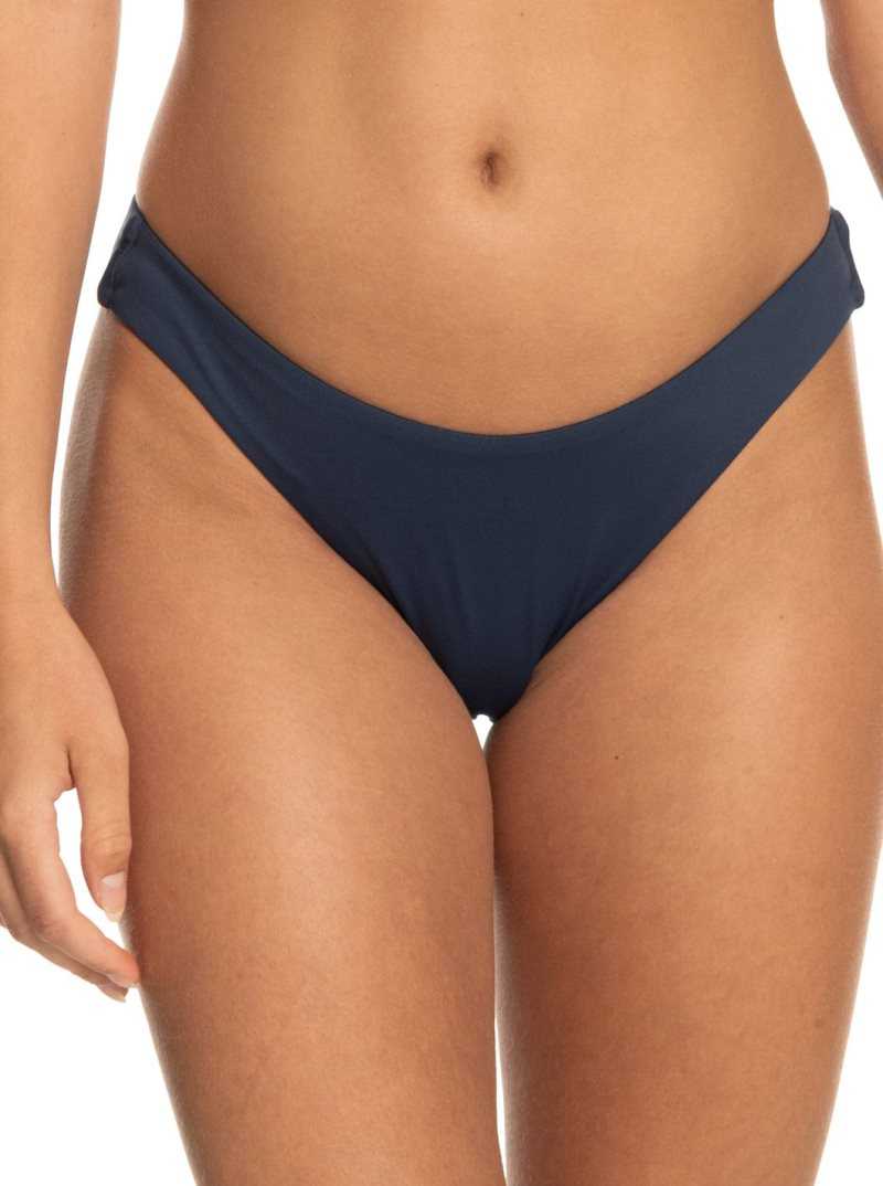 Roxy Beach Classics High Leg Bikini Bottoms Mood Indigo | BNHIW-9472