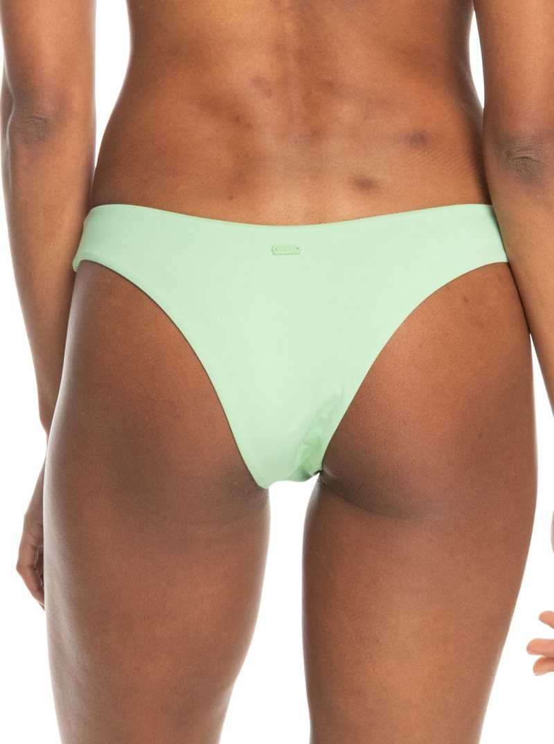 Roxy Beach Classics High Leg Bikini Bottoms Sprucetone | POEYU-0582