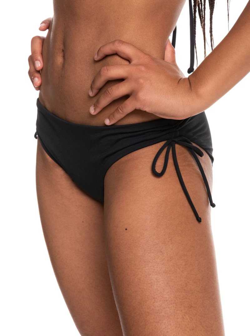 Roxy Beach Classics Hipster Bikini Bottoms Anthracite | LSKBU-4630