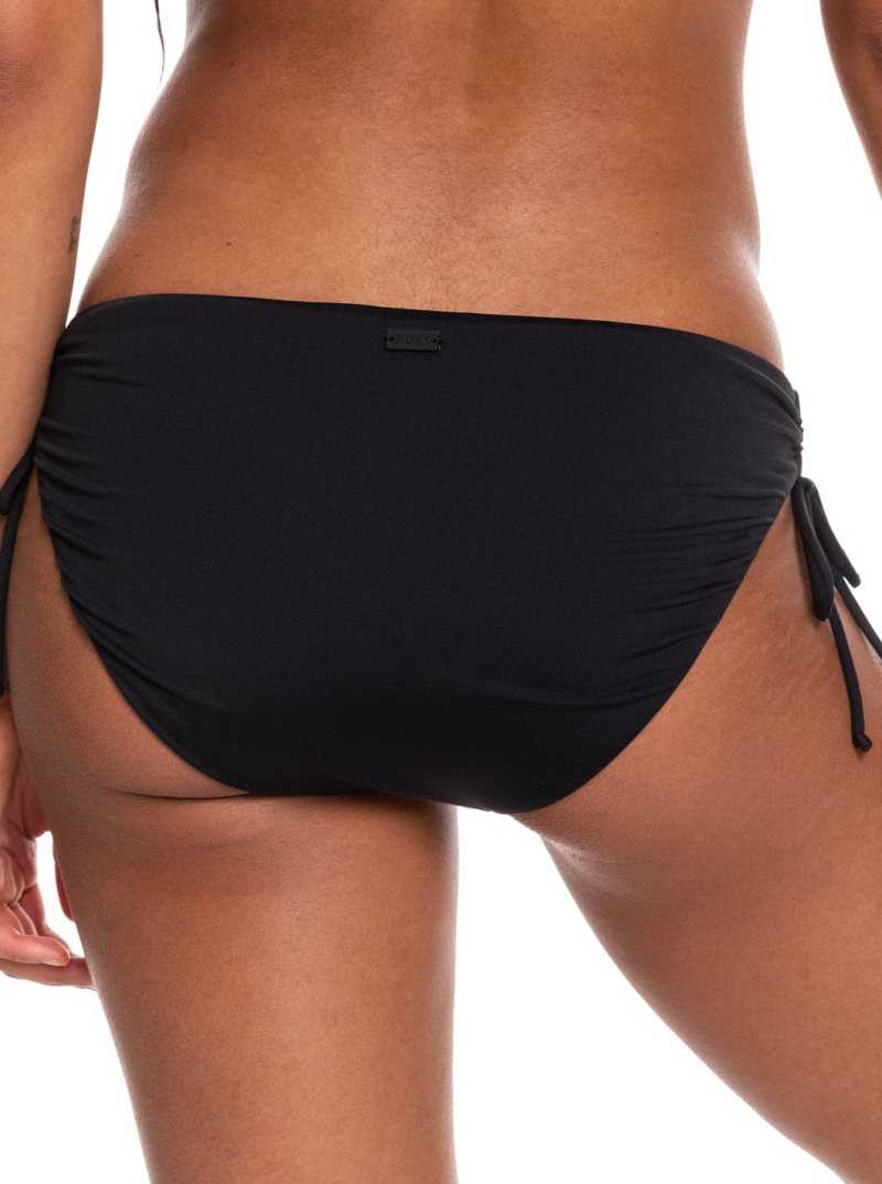 Roxy Beach Classics Hipster Bikini Bottoms Anthracite | LSKBU-4630