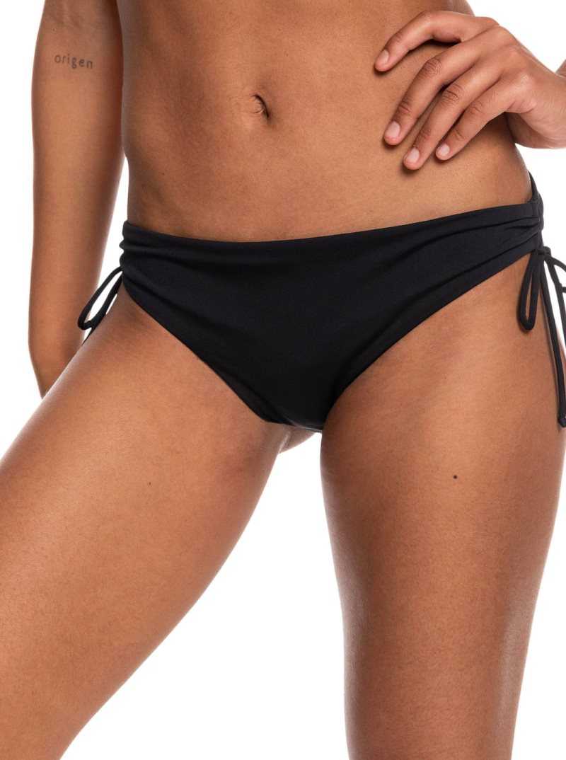 Roxy Beach Classics Hipster Bikini Bottoms Anthracite | LSKBU-4630