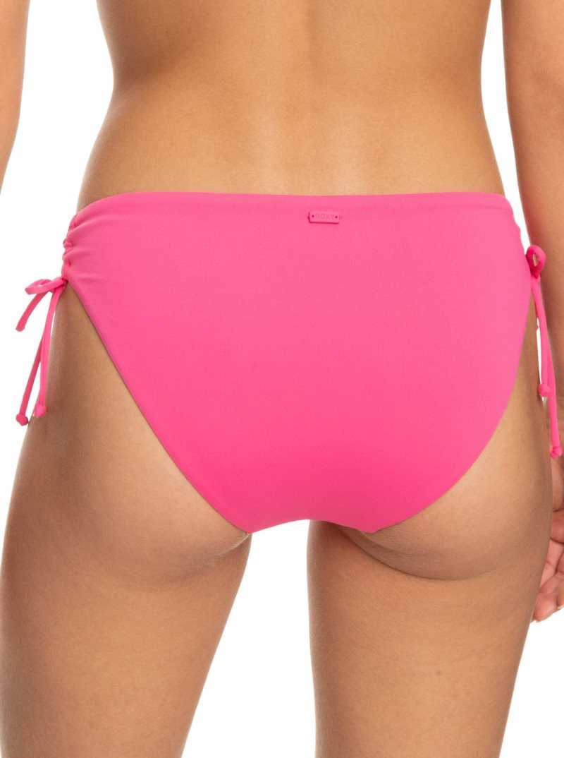 Roxy Beach Classics Hipster Bikini Bottoms Shocking Pink | OPADH-5602