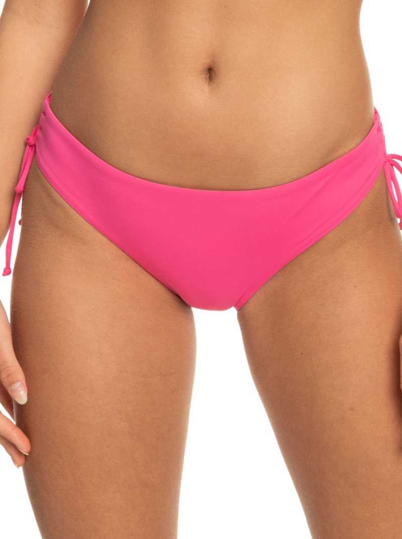 Roxy Beach Classics Hipster Bikini Bottoms Shocking Pink | OPADH-5602