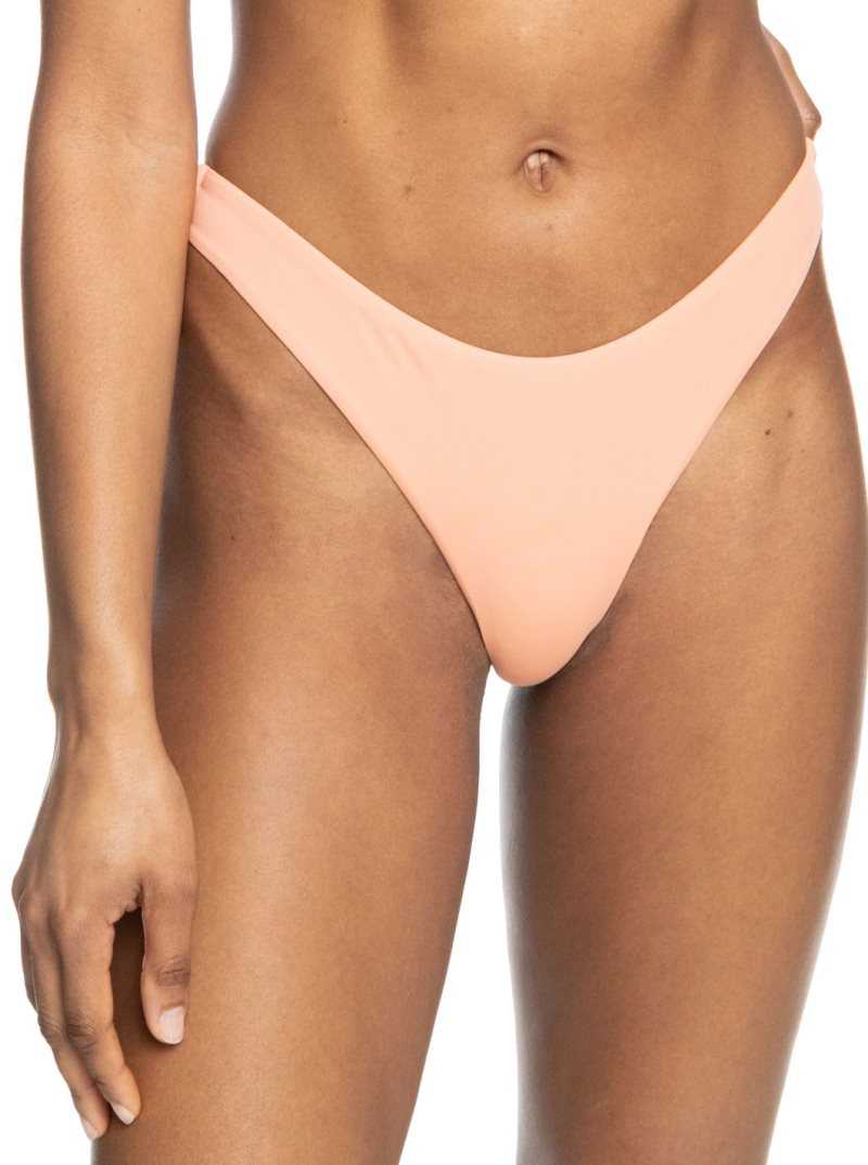 Roxy Beach Classics Mini Bikini Bottoms Papaya Punch | WRHOY-4806