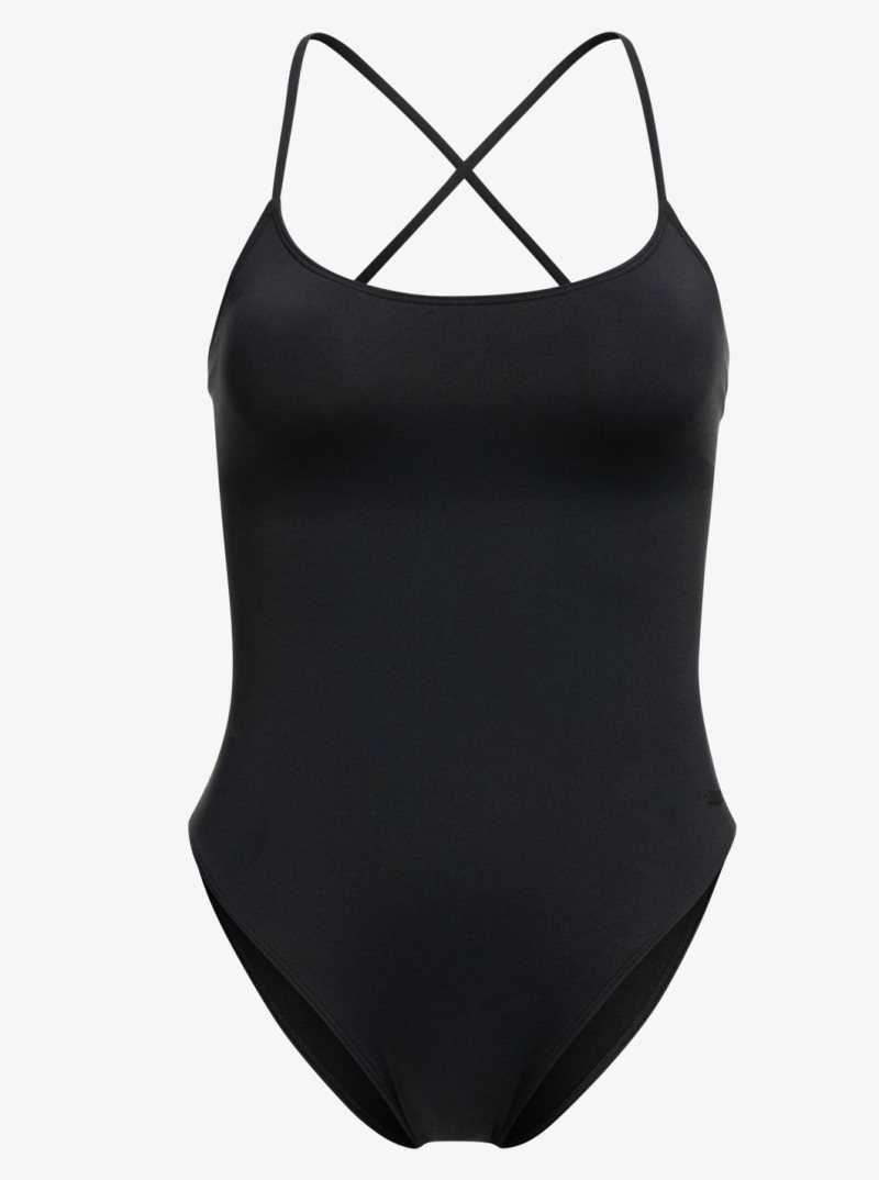 Roxy Beach Classics One-Piece Swimsuit Anthracite | OBFDC-8592