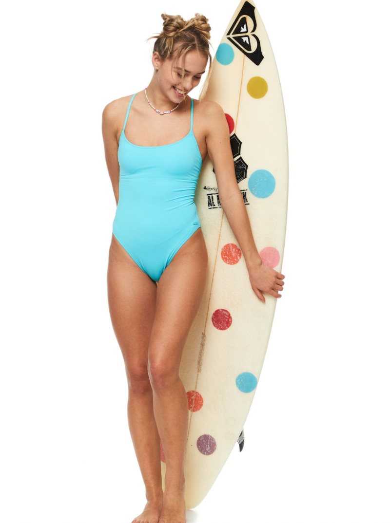 Roxy Beach Classics One-Piece Swimsuit Bachelor Button | HBAPS-5761