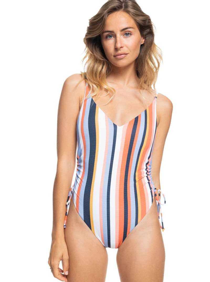 Roxy Beach Classics One-Piece Swimsuit Mood Indigo Color Current S | DGSUZ-5690