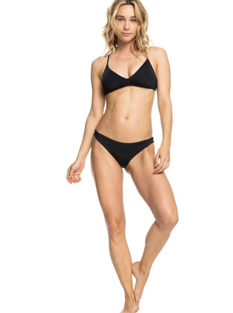 Roxy Beach Classics Triangle Bikini Top Anthracite | KNFPS-8301