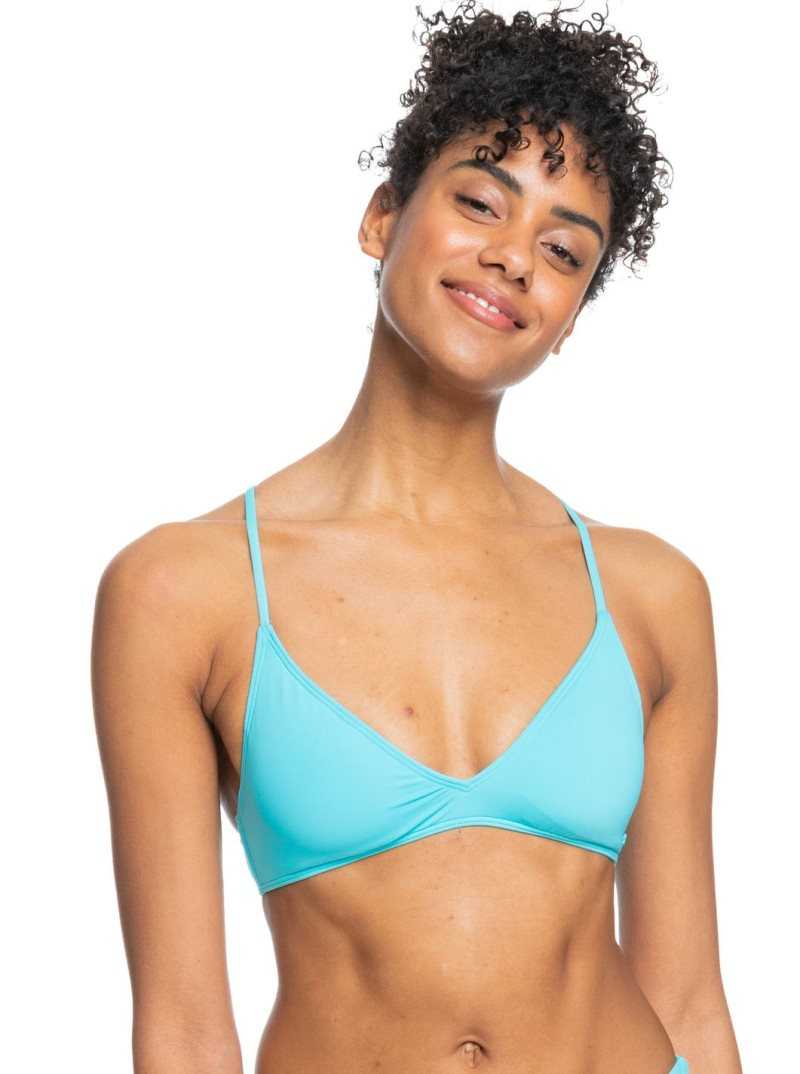 Roxy Beach Classics Triangle Bikini Top Bachelor Button | MHOER-0961