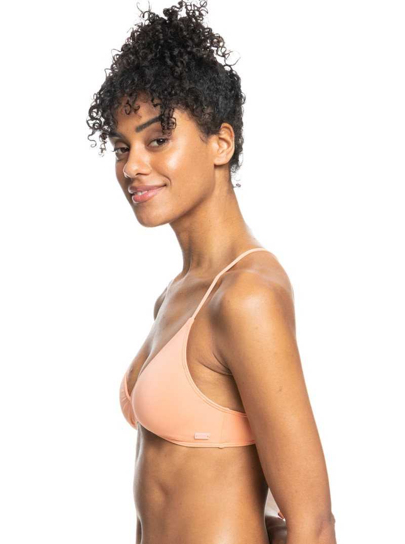 Roxy Beach Classics Triangle Bikini Top Papaya Punch | TKGXN-3521