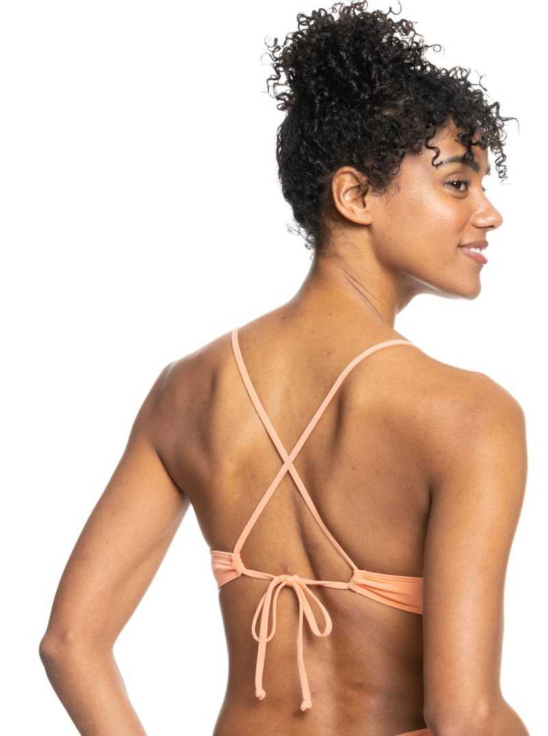 Roxy Beach Classics Triangle Bikini Top Papaya Punch | TKGXN-3521