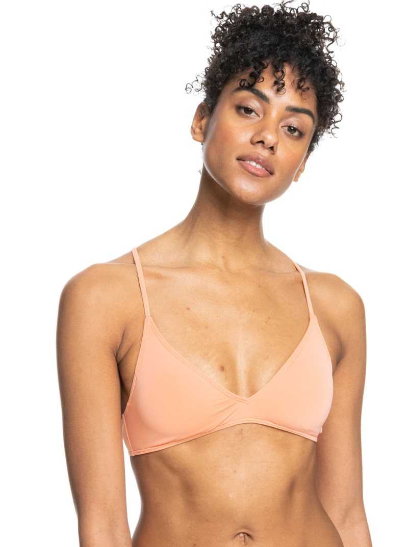 Roxy Beach Classics Triangle Bikini Top Papaya Punch | TKGXN-3521