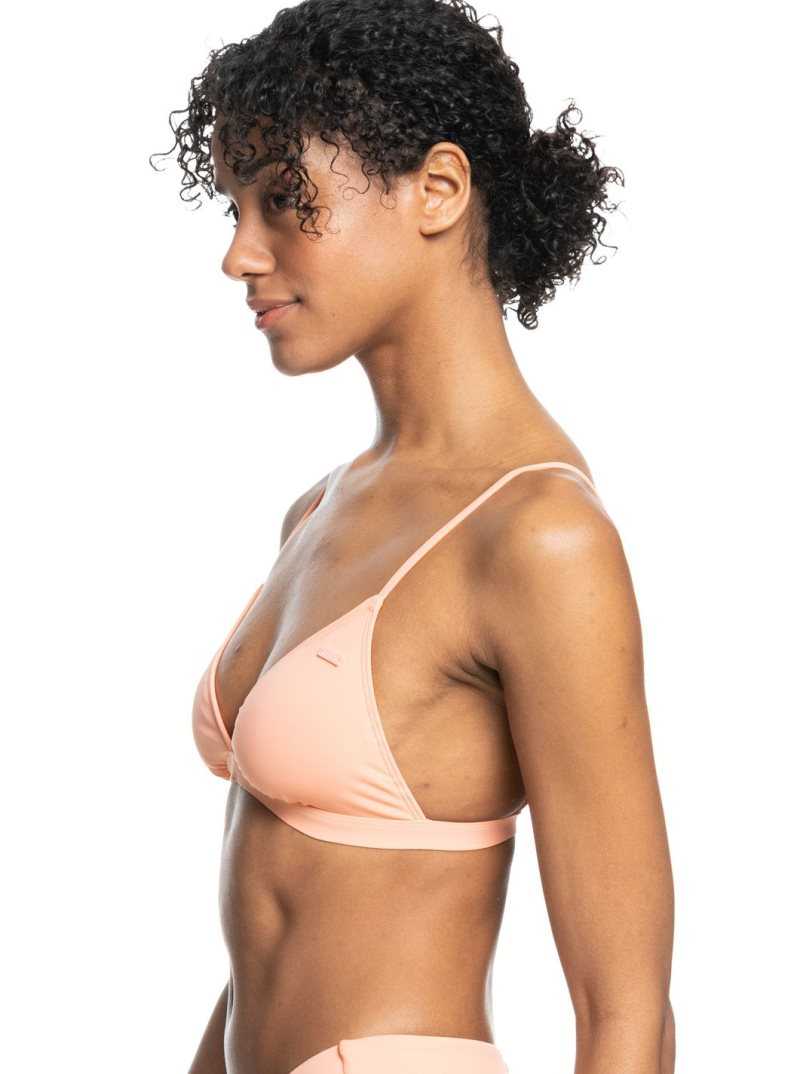 Roxy Beach Classics Triangle Bikini Top Papaya Punch | ZRFTO-4382