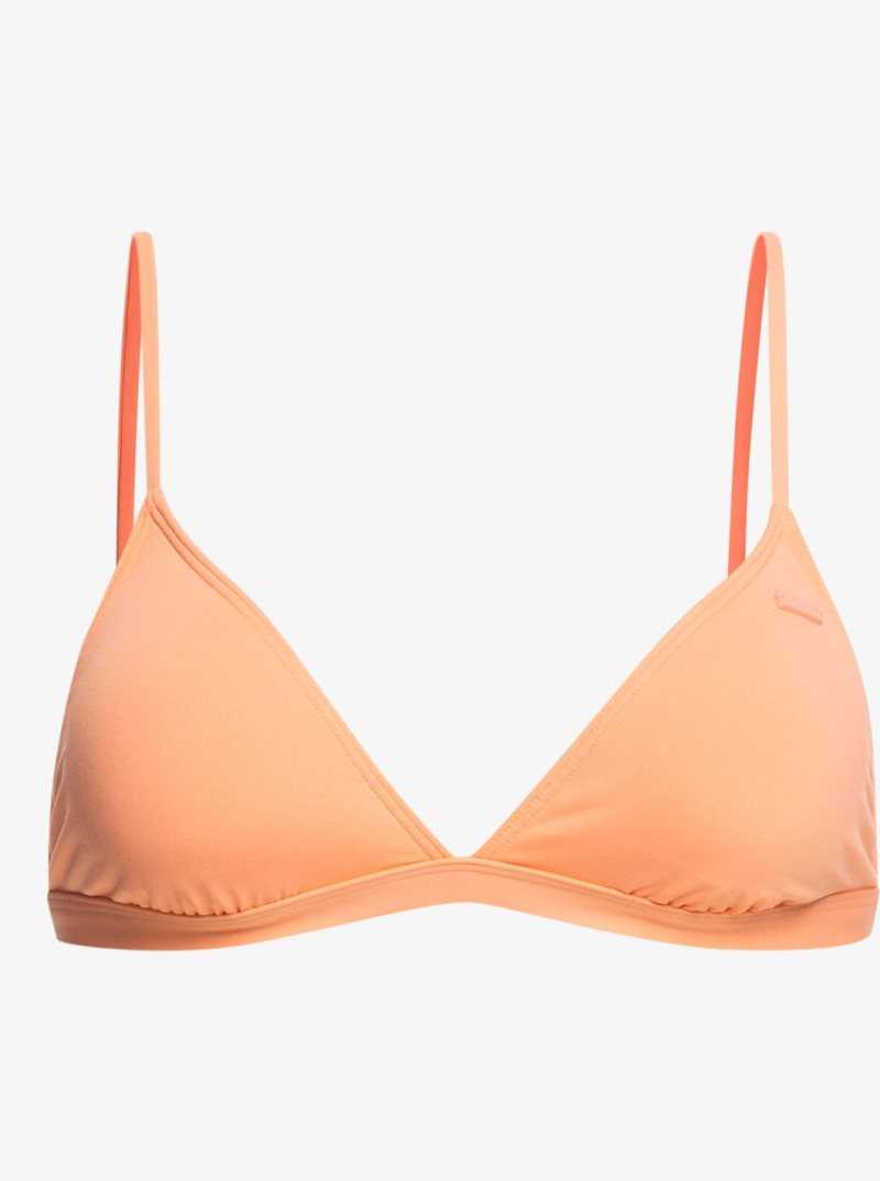 Roxy Beach Classics Triangle Bikini Top Papaya Punch | ZRFTO-4382