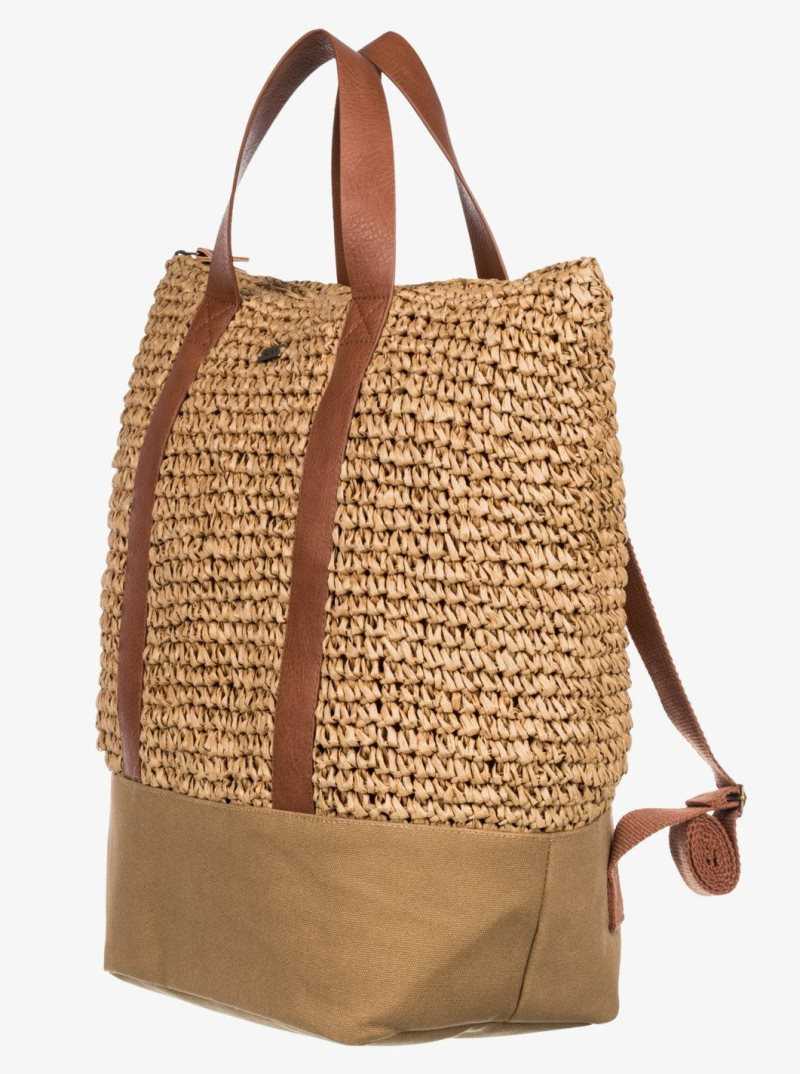 Roxy Beach Lover Medium Backpack Natural | GPCJF-8632