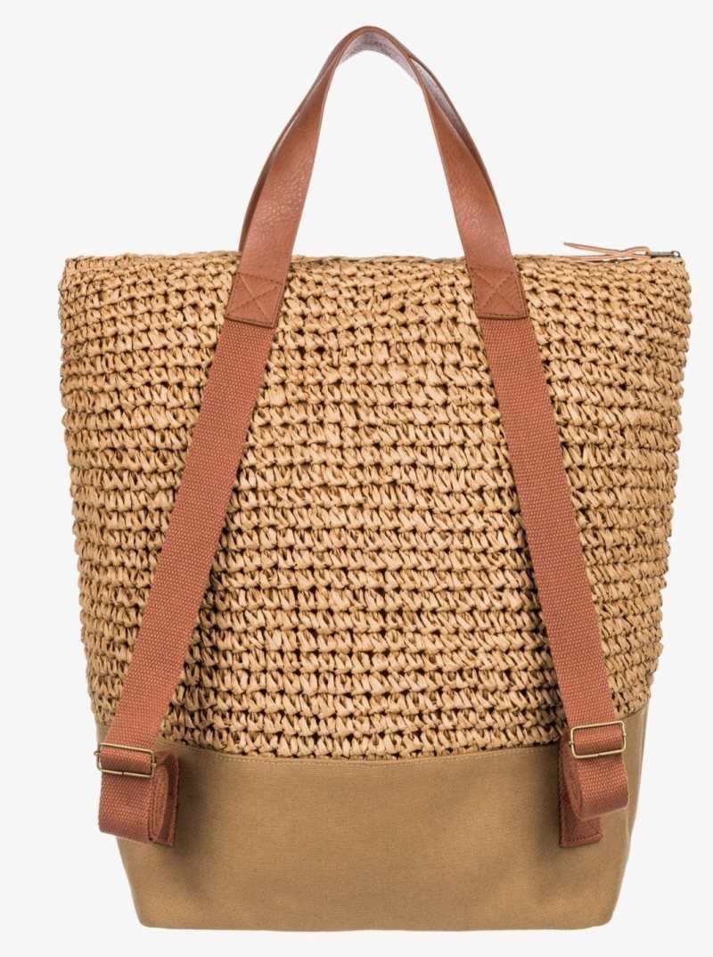 Roxy Beach Lover Medium Backpack Natural | GPCJF-8632