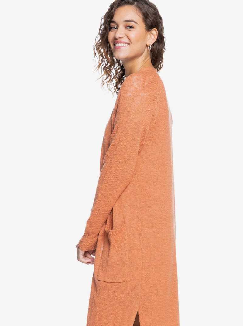 Roxy Beautiful Variance Sweater Sunburn | VKUJA-2718