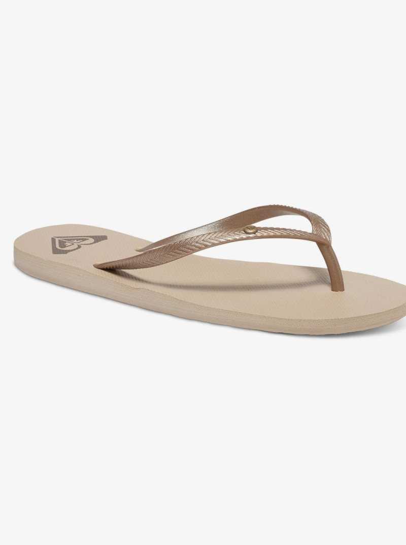 Roxy Bermuda Sandals Gold | XESYW-7510