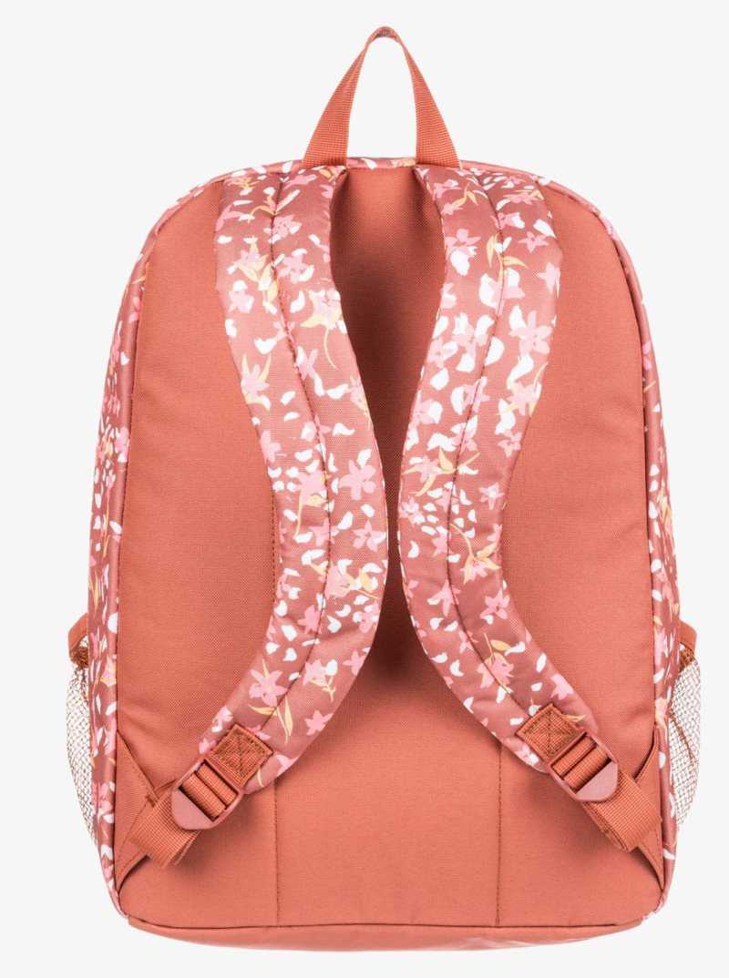 Roxy Best Time 23 L Medium Backpack Baked Clay Dancing Days | NQJGM-4258